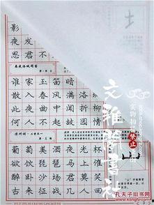 字帖楷书成人练习视频