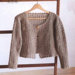 视频钩成人衣服教程图片,轻松钩编时尚成人衣服，一学就会！